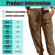 thumbnail image 2 of Pantalones deportivos holgados con cintura elástica, cordón ajustable y bolsillos para mujer, 2 of 5