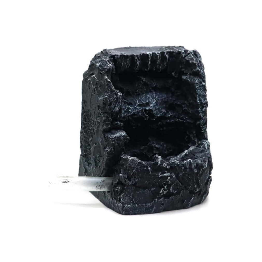 Pet Fish Aquarium Mountain Ornament With Underwater Sand, Small Fish Tank Rockery Cave Waterfall, Fish Tank Resin Rockery Decor, Landscape Ornament For Hermit Crab Hideout