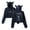 Navy-HL12250, variant on Anyma Tour 2024 Hoodie Womens Girls Cat Ear Sweatshirts Hip Hop Short Hooded Pullover Crop Top
