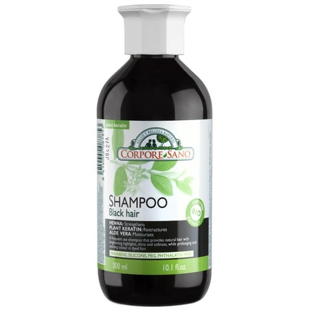 Corpore Sano Henna Shampoo Certified Bio Extract for Black (The Best Shampoo For Gray Hair)