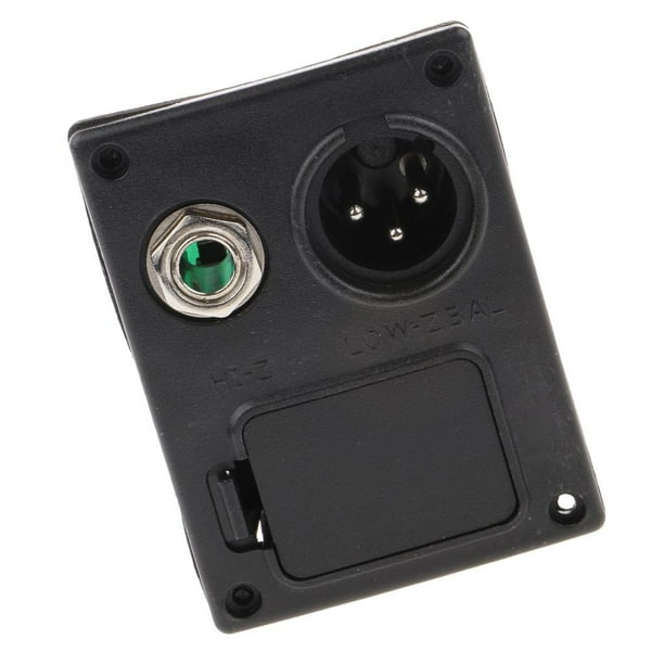 Ecualizador de Guitarra Acústica de 9 V, Caja de Batería de 4 piezas para Las