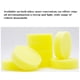 thumbnail image 3 of EeaseMX 4 Unids Esponja de limpieza Esponja enceradora Esmalte de cera Esponja Almohadillas de aplicación de esponja Lavadora limpia Herramienta de lavado (Amarillo), 3 of 7