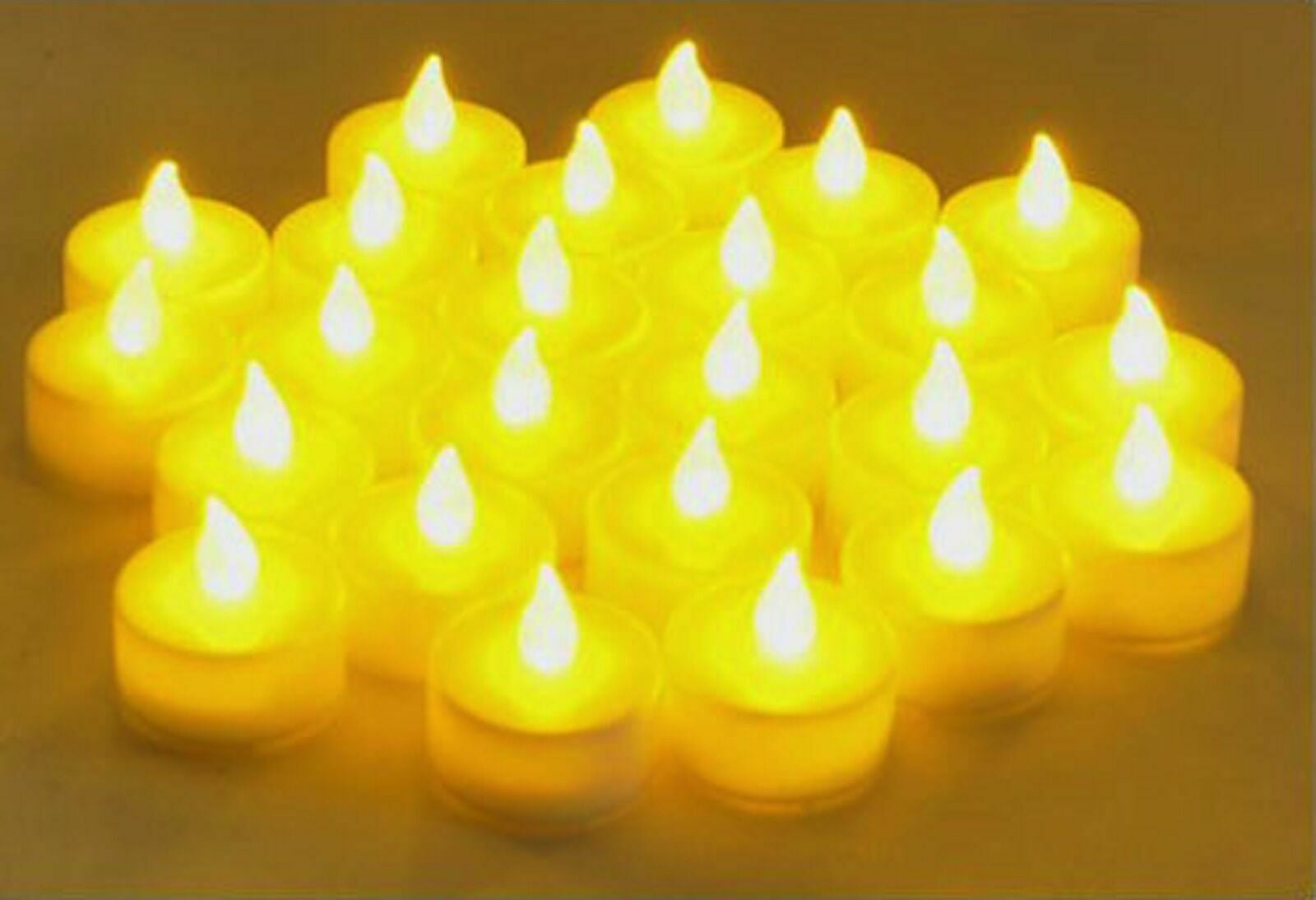 Flameless LED Tealight Candles Tea Light Candle 24pcs Batterypowered LCL24