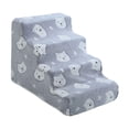 thumbnail image 2 of Rampa para escaleras para perros, antideslizante, portátil, con cubierta extraíble, resistente al desgaste, para camas de perros pequeños y gatos. 4 pasos, 2 of 10