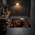 thumbnail image 5 of Halloween Themed Doormat Entryway Rug, Spooky Pumpkin Front Door Mat for Trick or Treaters, Non Slip Washable Mat for Indoor and Outdoor, Festive Halloween Floor Decoration for Home, 5 of 8