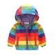 thumbnail image 3 of Chaqueta para niños y niñas, primavera y otoño, gorro fino, camisa con cremallera de moda bonita para bebés, abrigo para niños, 3 of 5