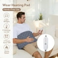 thumbnail image 3 of SUNNY HEAT 20x35 Inches Electric Heating Pad - Relieve Body Aches & Pains,Grey, Soft Flannel Corded (1 Piece), 3 of 5