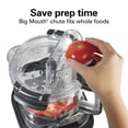 thumbnail image 6 of Hamilton Beach 10 Cup Food Processor and Chopper with Stack & Snap Design, Extra Large Chute and Bowl Scraper, Black, 6 of 10