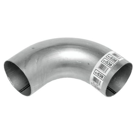 AP Exhaust Products 6 in. 90 deg - 5 in. dia., Od-Od, 8.5-8.5 in. Clear Aluminized Elbow