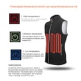thumbnail image 4 of Chaleco calefactable de forro polar lavable, recargable por USB, 4 of 9