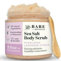 Bare Botanics Himalayan Salt Scrub Lavender Citrus Body Scrub 24 oz