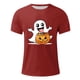thumbnail image 4 of Blusas y camisas de manga corta y cuello redondo para hombre. Blusas/camisetas de manga corta con cuello redondo y estampado de Halloween para hombre. Blusa para hombre., 4 of 4