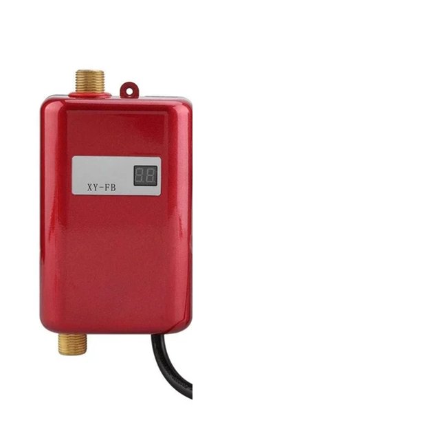 Electric Water Heater 3000W Mini Tankless Instant Hot Water Heater System For Bathroom Kitchen Household ,Security Protection Design