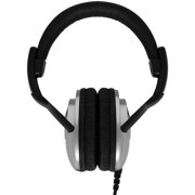 Koss Collapsible Portable Headphones, Standard Packaging Black, Silver