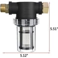 thumbnail image 4 of 3/4" Garden Hose Sediment Filter for Pressure Washer - Sediment Filter End Cap for Outdoor Gardening - Water Inlet Filter - Pressure Garden Filter, 4 of 5