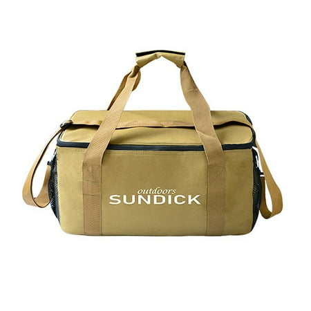 

Dcenta Outdoor Camping Storage Bag Portable Wear Resistant Oxford Picnic Storage Bag Large Storage Travel Storage Pouch Bag