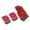 Red B, variant on 3pcs Car Non-Slip Foot Pedal Covers, No Drilling Aluminum Accelerator Pedals Cover, Automatic Brake Pedal Anti-skid Pad for Vehicles, Universal