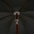 thumbnail image 5 of vidaXL Garden Parasol Anthracite Polyester 70.9 in, 5 of 28