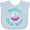 Blue, variant on Inktastic Daddys First Mate (Girl) Girls Baby Bib