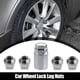thumbnail image 1 of X Autohaux M14x15 Car Wheel Lock Lug Nuts Set Anti Theft Lug Nut Screw Fit for Tesla 3 S X Y 2012-2022-Pack of 5 Silver Tone, 1 of 5