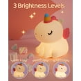 thumbnail image 3 of MYKOMI Unicorn lamp for Girls, Cute Night Light for Kids, Unicorn Night Light Girls Night Light, Unicorn Stuff for Girls, Unicorn Room Decor, Squishy Baby Kids Girls Night Light Lamp, 3 of 7
