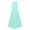 Mint Green, variant on YEAHDOR Kids Girls Chiffon Floral Lace Party Dress Cutout Back Flower Girl Dress Elegant Summer Princess Party Dress Black 8
