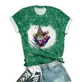 thumbnail image 6 of Women's Round Neck Print Casual Print Short Sleeved Short Sleeved Round Neck Top/shirt, 6 of 6