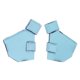 thumbnail image 1 of S 1 par de zapatos protectores de pato, zapatos transpirables cómodos de tela con puntera abierta, zapatos para aves de corral para hospital, 1 of 4