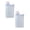 Z-White 2PCS, variant on kjfeif Rice Storage Container,Dry Food Airtight Container, Pet Dog Cat Food Canister, BPA Free Clear Plastic Kitchen and Pantry organization Bin for Oatmeal,Grain,Cereal,Flour(11.42*6.3Inch)