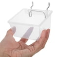 thumbnail image 4 of MOVTOTOP Transparent Pegboard Bin with Durable PP Material for Storage Use 4.5 x 3.2 x 6.8 Inches, 4 of 8