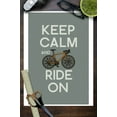 thumbnail image 2 of Keep Calm and Ride On - Lantern Press Artwork (9x12 Art Print, Wall Decor Travel Poster), 2 of 3