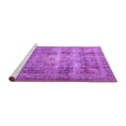 thumbnail image 2 of Ahgly Company Machine Washable Indoor Rectangle Medallion Purple Traditional Area Rugs, 6' x 9', 2 of 4
