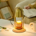 thumbnail image 1 of SHANNA Candle Warmer Lamp with 2 Bulbs, Compatible with Jar Candles Vintage Electric Candle Lamp Dimmable Candle Melter Top Melting for Scented Wax, 1 of 7