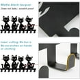 thumbnail image 4 of 1Set Cats Key Holder Wall Mount Animal Key Hanger 10 Hooks Farmhouse Key Holder for Wall Key Rack Metal Key Organizer Key Hooks for Dog Leash Home Kitchen Entryway Front Door, 4 of 7