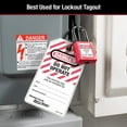 thumbnail image 2 of Etiquetas Lockout Master Lock 497A laminadas, paquete de 12, 2 of 7