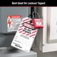 thumbnail image 2 of Etiquetas Lockout Master Lock 497A laminadas, paquete de 12, 2 of 7