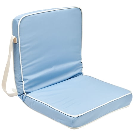 Sunnylife: Take Anywhere Folding Chair - La Mer Med Blue - Portable Lounger Seat Pool-Sand-Outdoor 6 Recline Positions Soft Foam Pad Steel Frame