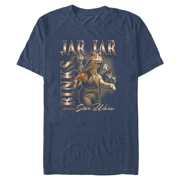 Mens Star Wars Jar Jar Binks Collage T Shirt