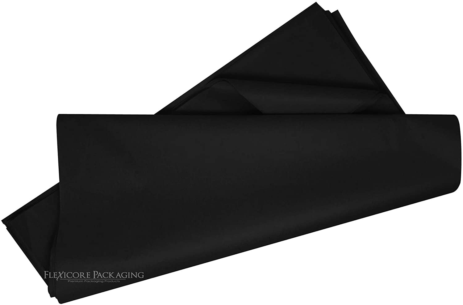 Flexicore Packaging Black Gift Wrap Tissue, (10 Rolls)