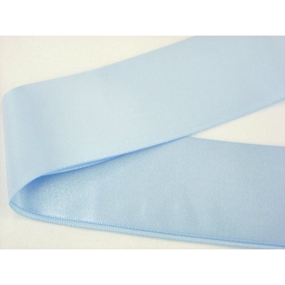 2in Satin Blanket Binding Light Blue, 100 polyester By WrightsBoye