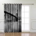 thumbnail image 3 of New York City Night Room Curtains Large Window Window Curtains Dark Living Room Decor Bedroom Fabric Decor Cur, 3 of 5