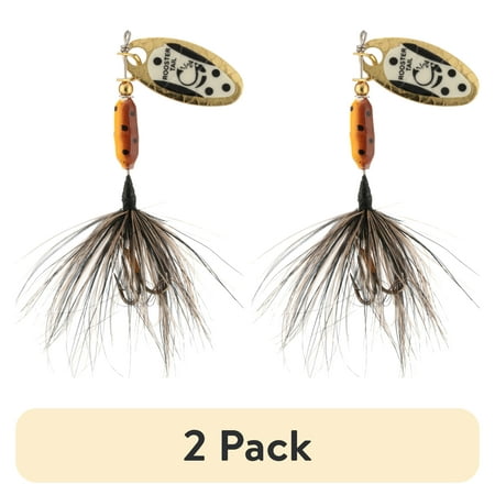 (2 pack) Worden s® Original Glow Tuxedo Blade 1/24 oz. Rooster Tail® Inline Spinnerbait Fishing Lure