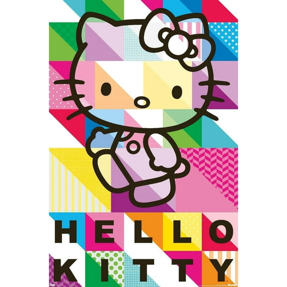 Hello Kitty - Patterns Wall Poster, 22.375" x 34"