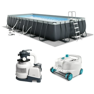 Intex ZX100 Automatic Ground Pool Cleaner with Vacuum Filter and