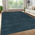 thumbnail image 4 of Garvee 5'x7' Solid Color Area Rug Modern Minimalist Washable Rug with Non Slip Backing, Soft Non Slip Carpet Low Pile Indoor Floor Cover for Living Room Bedroom Home Decor, Blue, 4 of 8