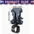 thumbnail image 3 of Heavy Duty Tool Belt Quick Clip Holder, Wear Resistant Adjustable Quick Release Power Tool Hanger, Multi Angle Waist Belt Drill Holster Clip for Construction Worker Daily Repair Power Tool Carry, 3 of 4