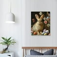 thumbnail image 4 of Nawypu  Easter Wall Art Cute Bunny Poster Rabbit Easter Egg Gnome Painting Jesus Canvas Prints Picture for Living Room Decor, 4 of 5