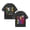Black, variant on 2026 World Football Cup Graphic T-shirts for Men Women Short Sleeve Crew Neck Cotton Washed Short Sleeve T-Shirt, Double Sided Print, Brown L