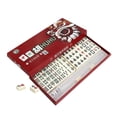thumbnail image 2 of Travel Mahjong Set, Chinese Mahjong Set, Mahjong Tile Set, Mahjong Game Set, Equipped with 4 Stationary Tile Slots and 2 Dice, for Compact Entertainment on Business Trips, Holiday, 2 of 6