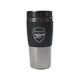 thumbnail image 1 of Arsenal - Black & Silver Travel Mug, 1 of 2